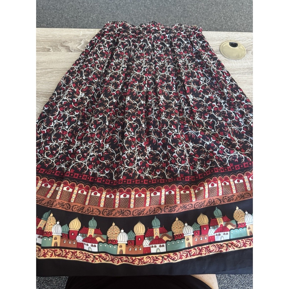 Vintage 80's That's Me Skirt Women's 5/6 USA Cottage Prairie Core Pleated CT2